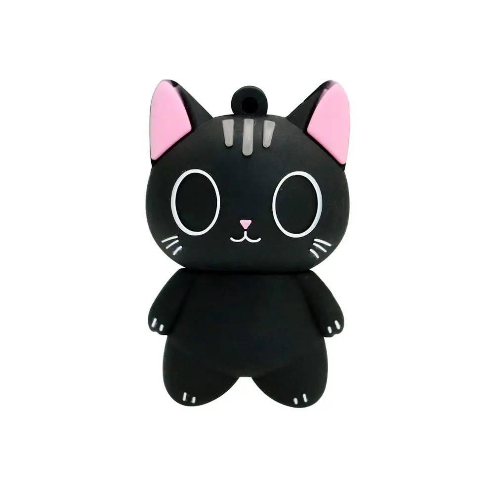 USB флеш накопитель с мультяшным котом 4 ГБ 8 16 32 64 128 256 2 0 карта памяти|USB