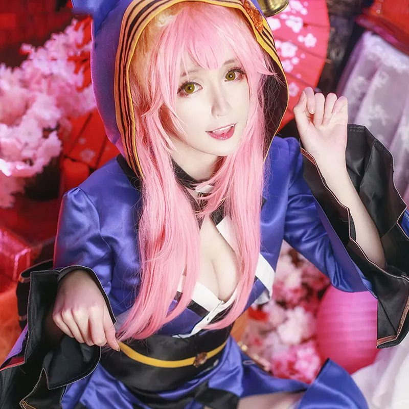 FGO Fate Grand Order Loyal Dogs Tamamo no Mae толстовка с капюшоном штаны Униформа костюмы для