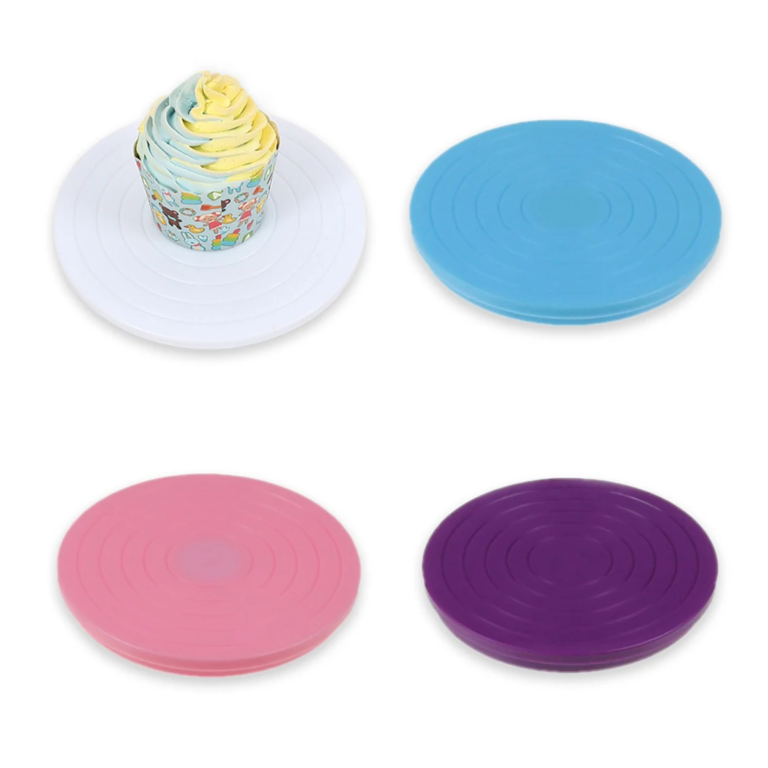 Кухонные аксессуары вращающийся круг для торта Нескользящая круглая подставка