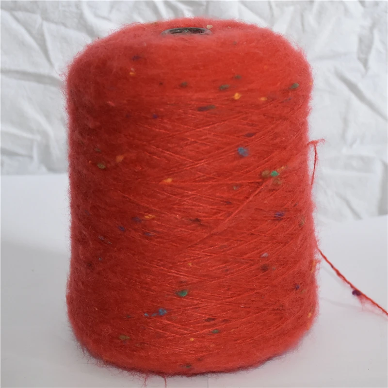 500 г мохеровая пряжа для ручной вязки сегментная окрашенная детская