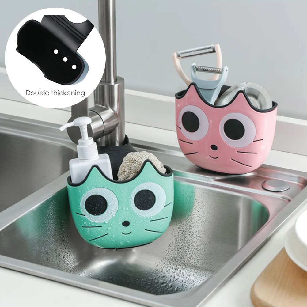 Портативная полка для раковины стеллаж мыла и губки аксессуары ванной