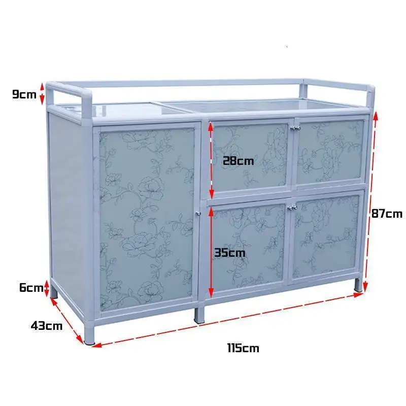 Version B Sala De Jantar Dolap Kaplama Sidebord восстановленная Meuble кухня, буфет Mueble Cocina шкаф приставные столы мебель - Цвет: Version B
