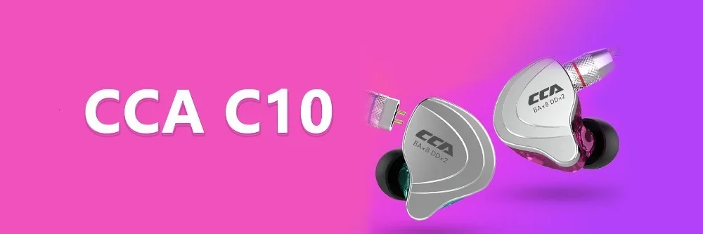AK CCA A10 5BA наушники-вкладыши с сбалансированным арматурным покрытием вокруг ушей наушники-гарнитуры наушники-вкладыши CCA C10/C16