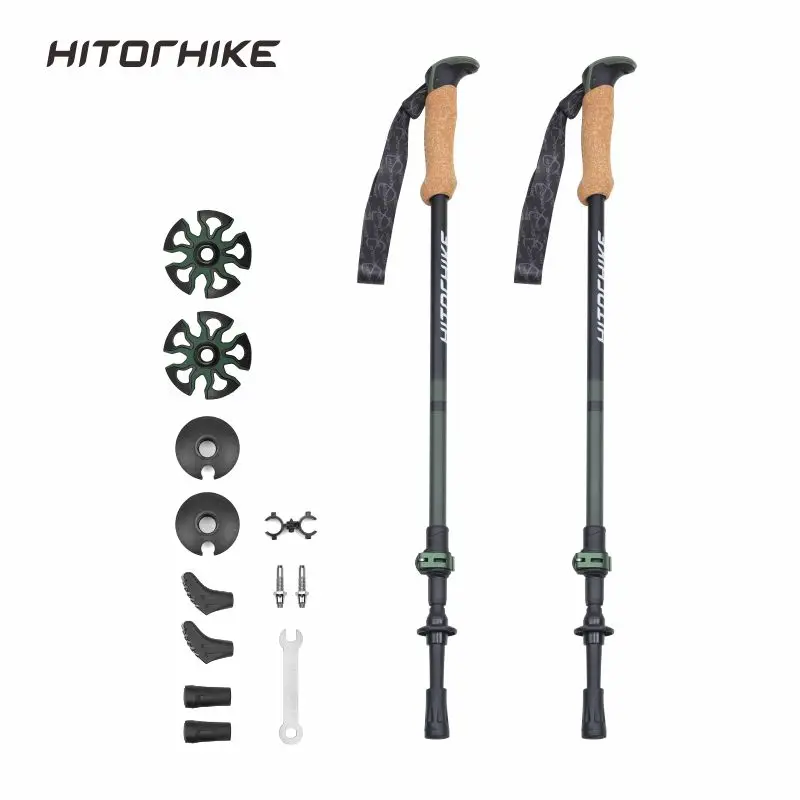 Hitorhike трекинговые палки складные походные для ходьбы Скандинавская ходьба| |