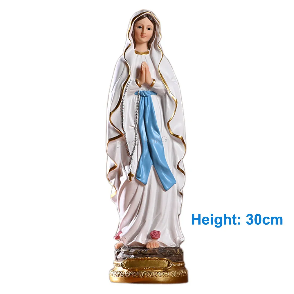 Figura de resina de Virgen Bengala, Santa Virgen, Fátima, Nuestra Señora de los enamorados, María, estatua de Papá Noel, estatuilla de mesa