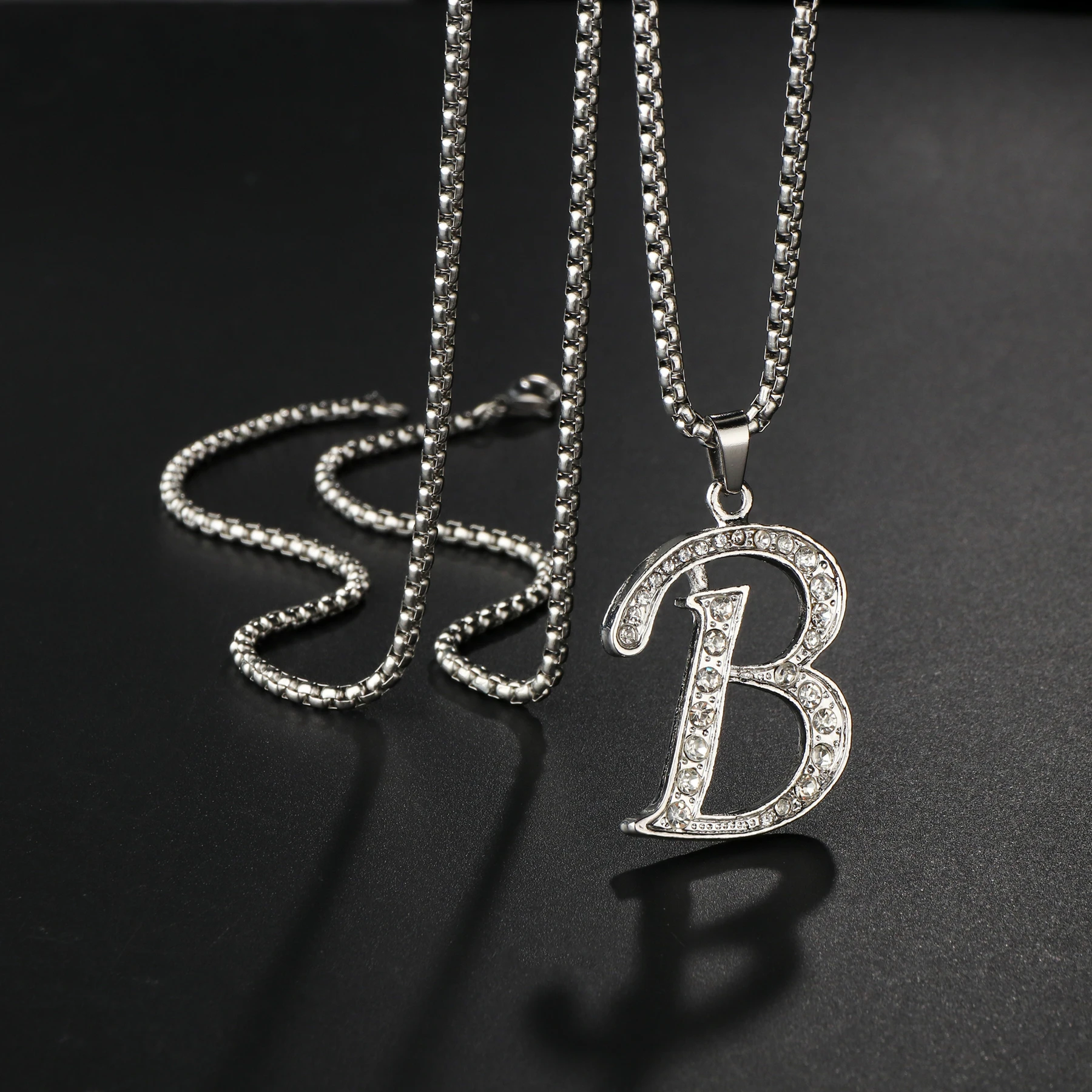 Цепочка с подвеской в виде букв алфавита для мужчин и женщин | Украшения