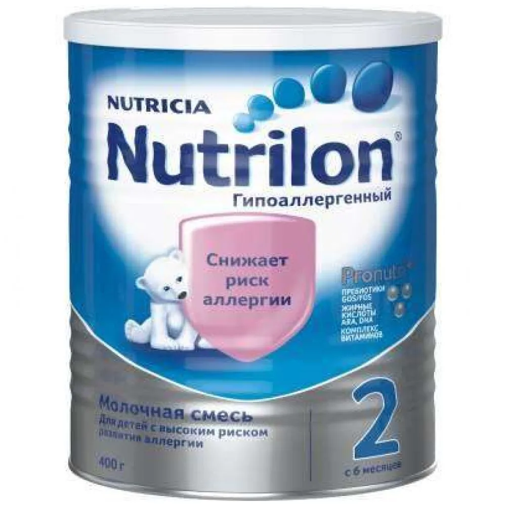 Молочная смесь Nutrilon Гипоаллергенный 2 с 6 мес 400 гр
