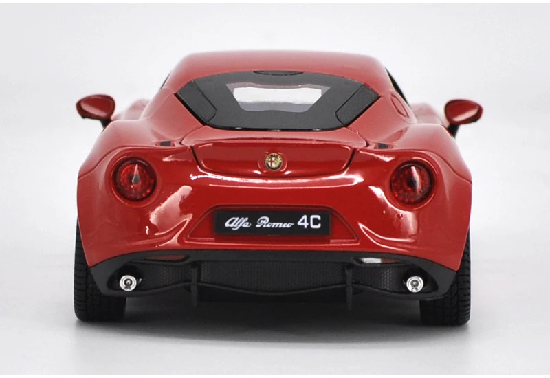 Изысканный 1:24 ALFA Romeo 4C спортивный автомобиль сплав модель, моделирование литой металл коллекция и Подарочная модель украшения