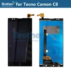 ЖК-дисплей для Tecno Camon C8, ЖК-экран для Tecno C8, сенсорный экран, дигитайзер, ЖК-дисплей в сборе, для замены телефона, тест 100% Top