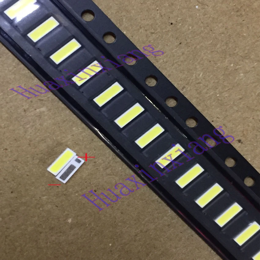 100 шт./лот Jufei SMD LED 4014 6В 0 8 Вт Холодный Белый Замена 4020 для приложения подсветки