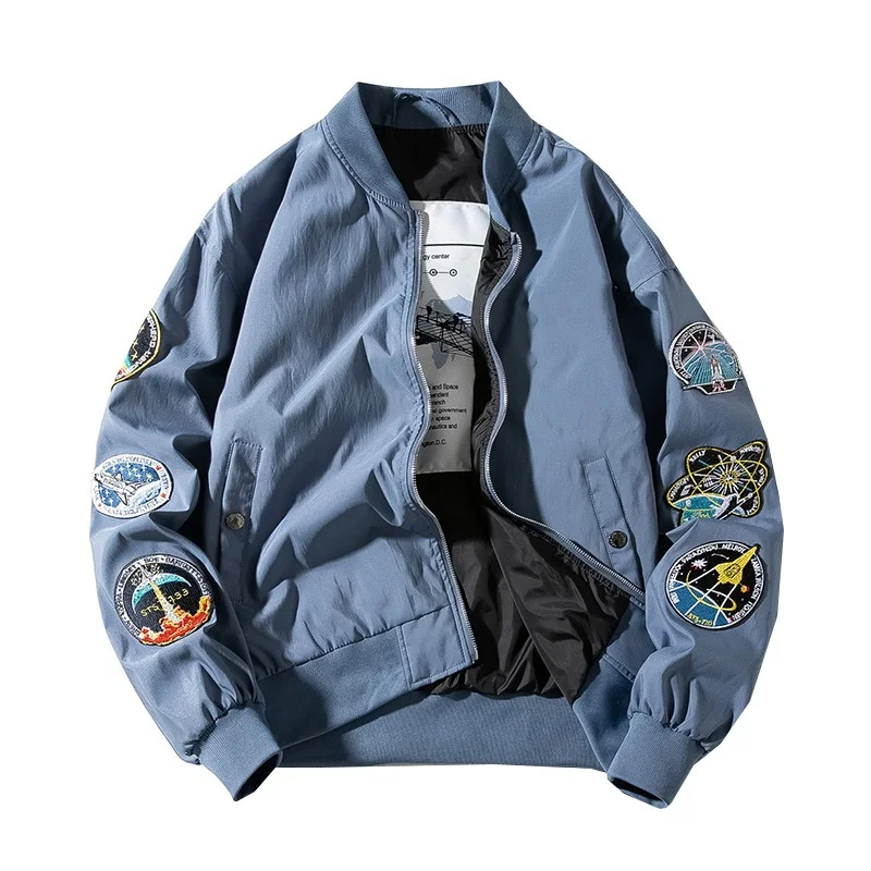 

Mens Bomber Jackets New Streetwear Flight Pilot Jacket A106