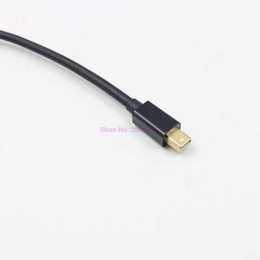 Dhl или fedex 200 шт. 1 8 м Thunderbolt мини порт дисплея к VGA адаптер кабель Папа папа Mini DP