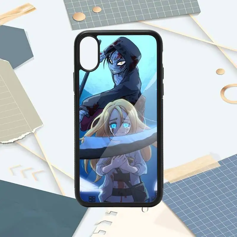 

Angels of Death Japan anime Phone Case PC for iPhone 11 12 pro XS MAX 8 7 6 6S Plus X 5S SE 2020 XR