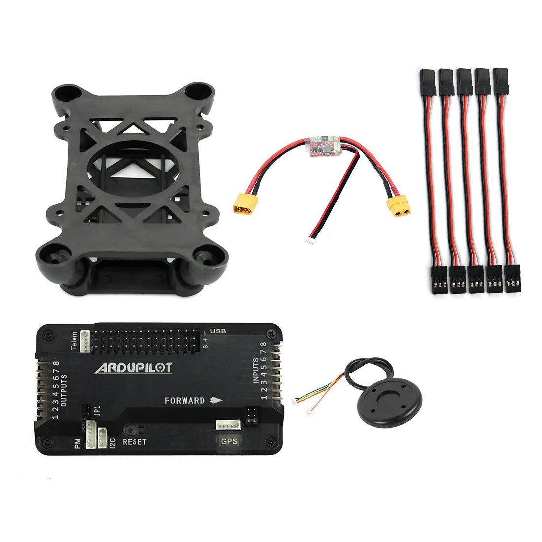 

APM 2.8 Aircraft Flight Controller Built-in Compass w/ 7M GPS Power Module Shock Absorber Extension Cable for DIY RC DIY Drone