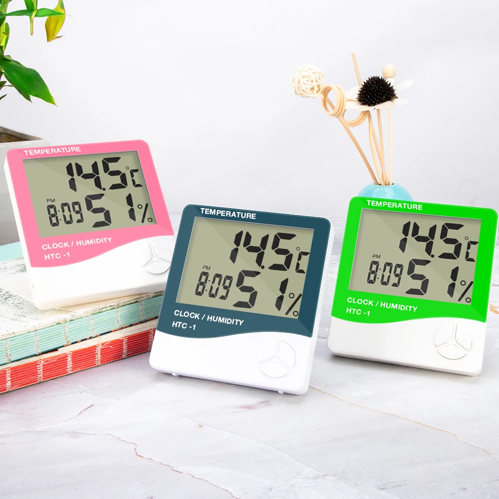 ЖК цифровой измеритель температуры и влажности для дома улицы гигрометр