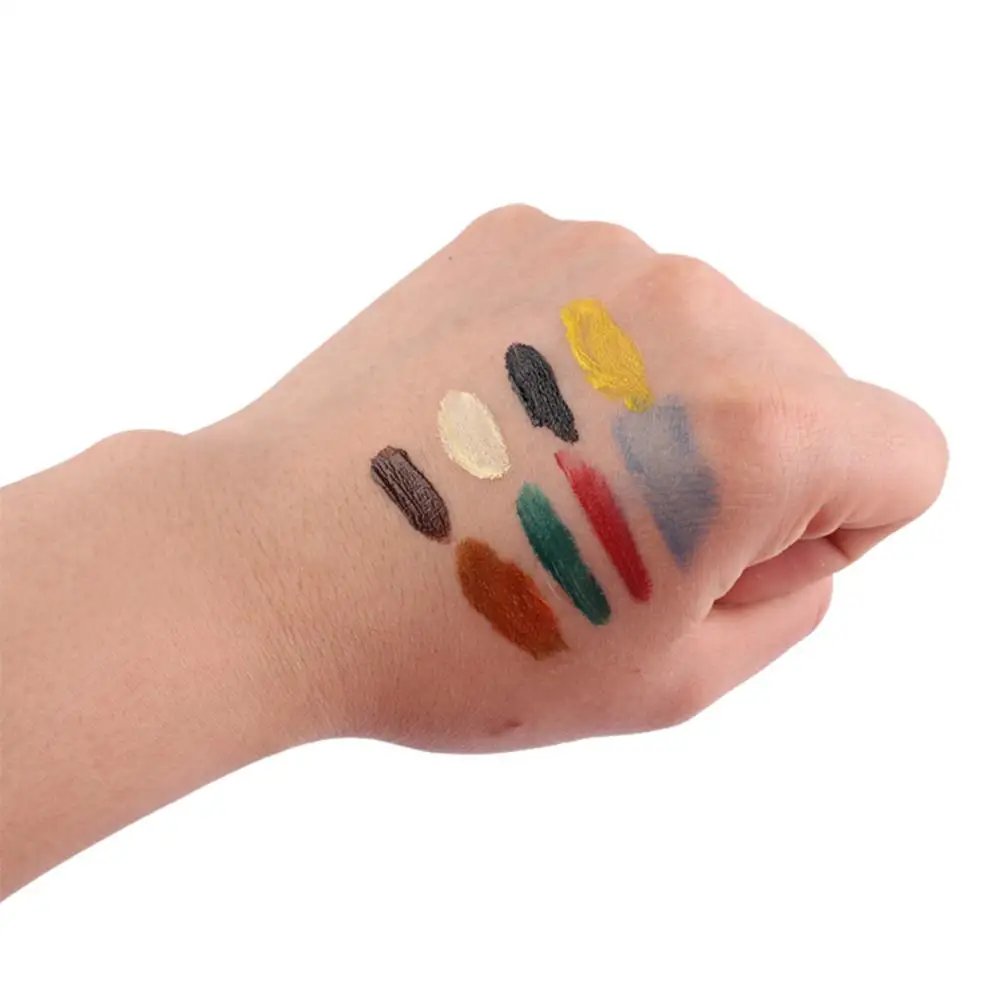 DSstyles Хэллоуин украшение 8-color Лицо Тело макияж на водной основе нетоксичный легко