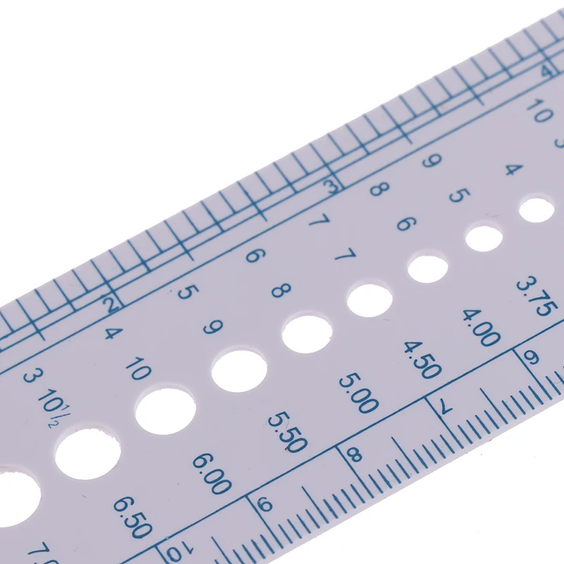 Аксессуары для вязания измеритель игл дюймовая линейка шитья инструмент