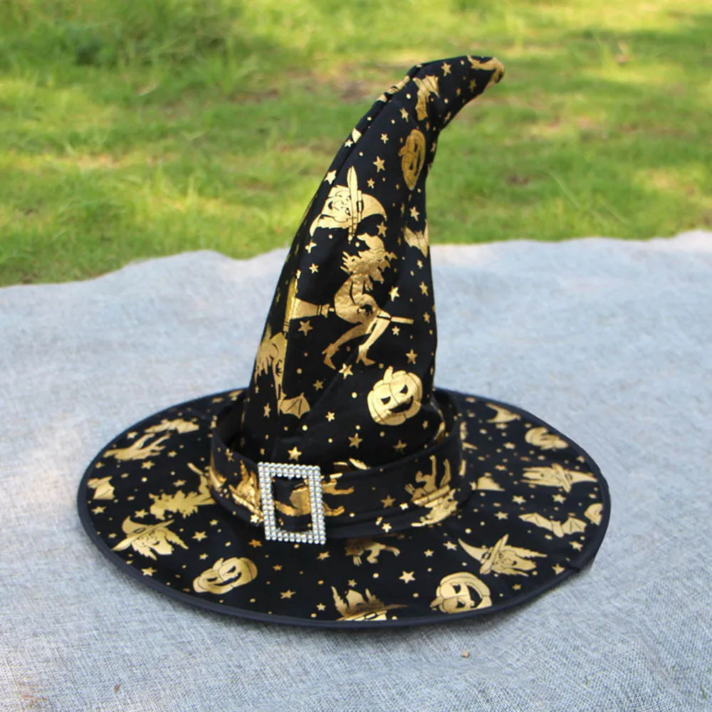 Новая детская шляпа ведьмы для девочек и мальчиков зимняя шапка детей на