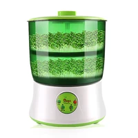 household bean sprouts machine automatic mung bean sprouts intelligent large capacity double layer sprouting machine