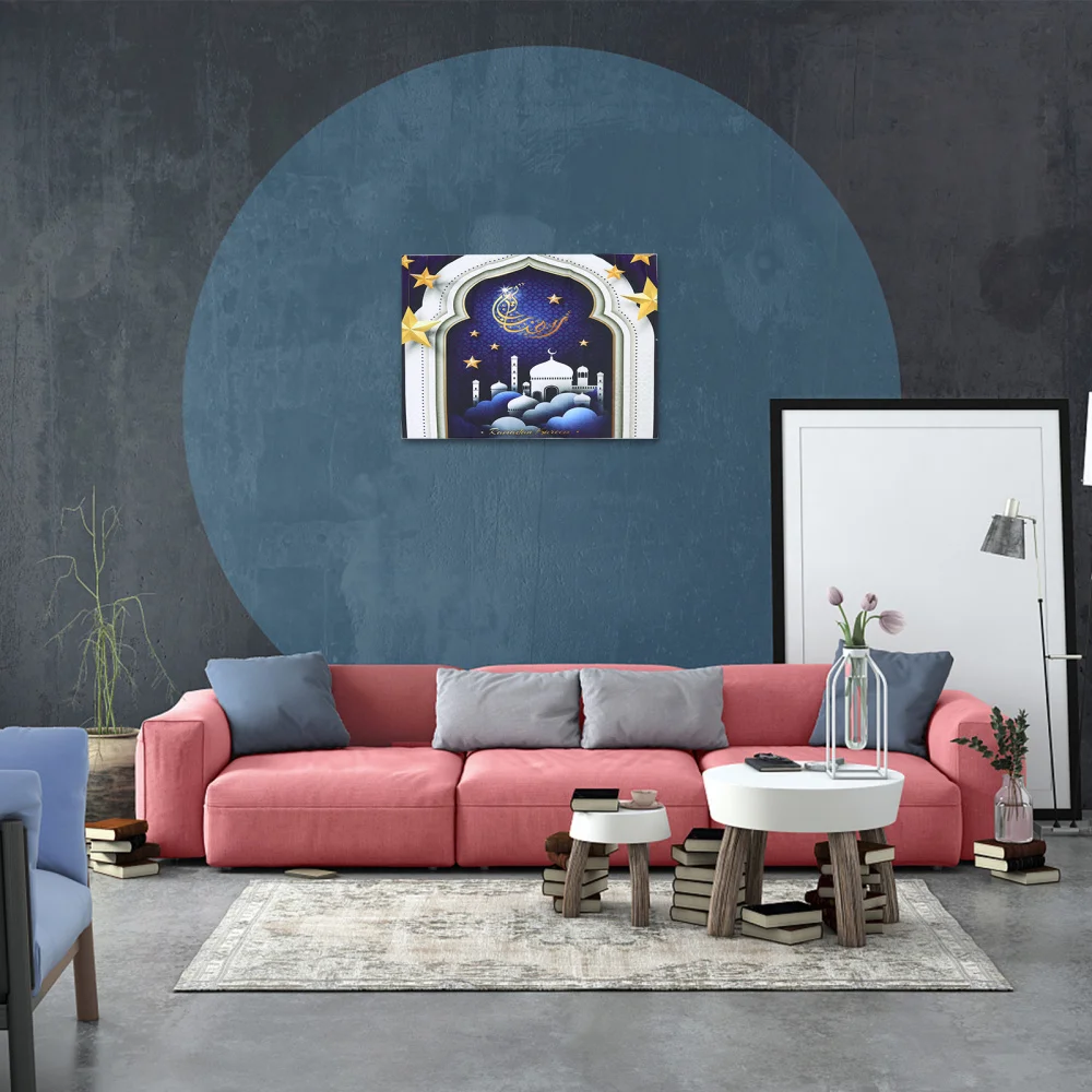 

Ramadan Tapestry Wall Hanging Islamic Tapestry Eid Festival Hanging Tapestry