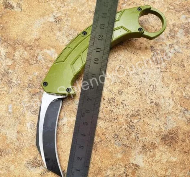 Нож-карамбит Komodo Dragon Тактический карманный складной клинок двойного действия из