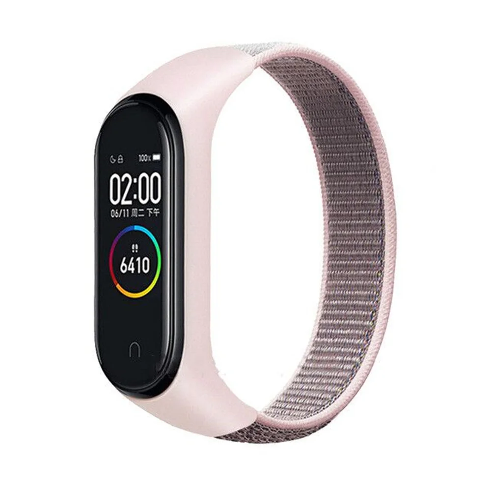 Ремешок нейлоновый для xiaomi mi band 4 3 спортивный браслет смарт часов 6 5|Ремешки