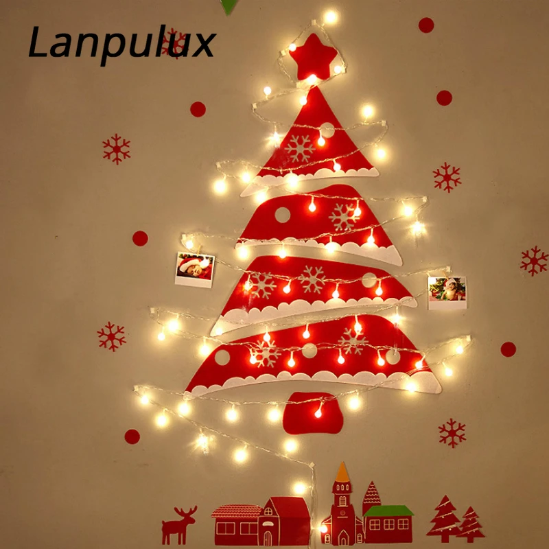 Рождественсветильник подсветка Lanpulux елка сделай сам 100 см настенное украшение