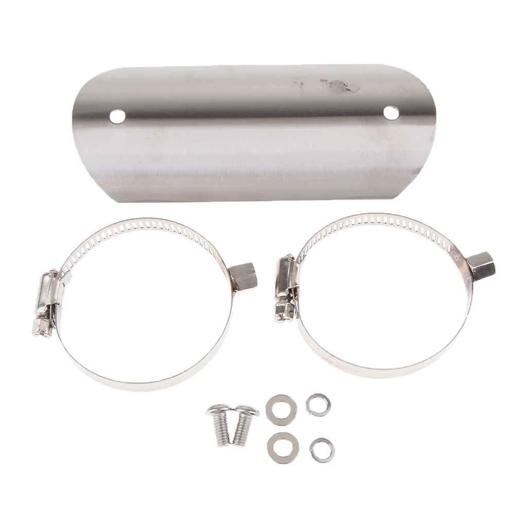 1 шт. мотоциклетная выхлопная труба глушителя теплозащитная крышка защита пятки 2