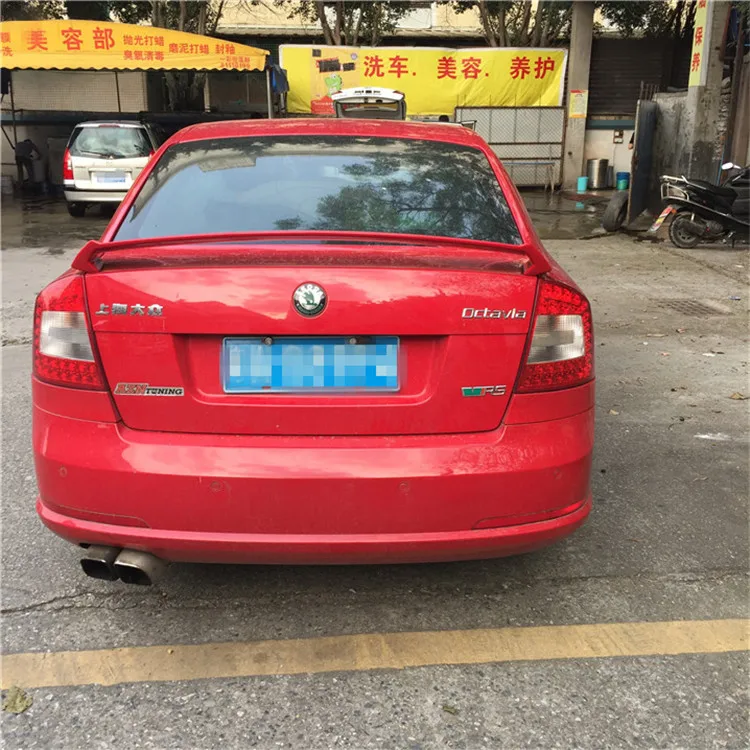 Спойлер для Octavia 2008-2017 Skoda спойлер DKRS из АБС-пластика цветной задний заднего крыла