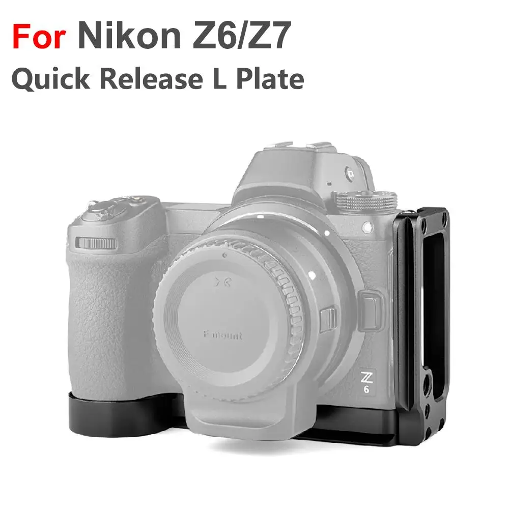 

For Nikon Z6/Z7 Aluminum Alloy Quick Release L Plate Camera L Bracket Hand Grip With Wrench For Vertical Horizontal Shooting