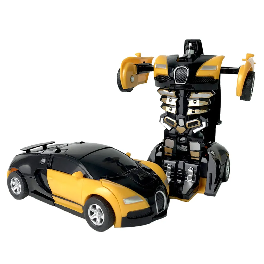 Трансформатор оттягивающаяся модель игрушечная машинка-трансформер автомобиль