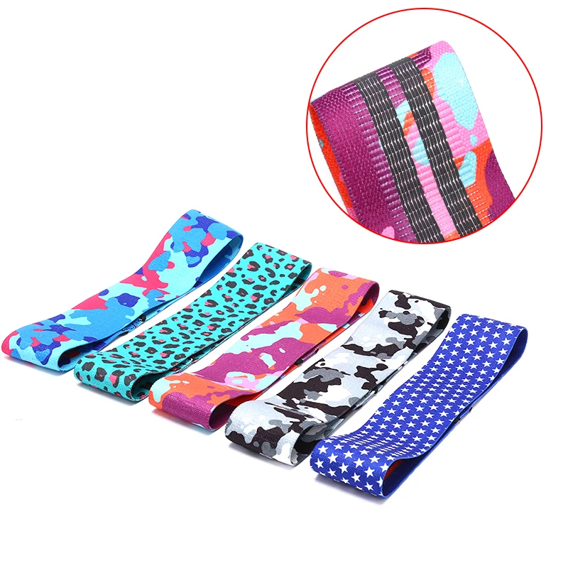 Камуфляжные Эспандеры для упражнений эластичные фитнес тренировки Йога петля