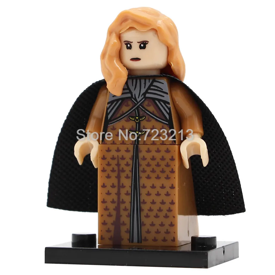 Sansa Stark Новая игра престолов Сезон 8 фигурка Джон Сноу беньен Старк белый ходунки Wights Джор мормонт самвелл Тарли строительные блоки игрушки - Цвет: Sansa Stark