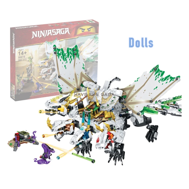 Конструктор летающий дракон совместимый с фигурами 70679 деталей|Блочные