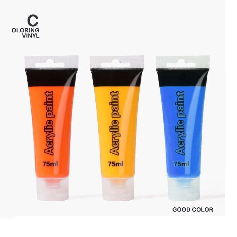 

24 цвета 75 акриловые краски, мл, для холста, дерева, керамики, материалы для рукоделия, для начинающих, профессиональных художников