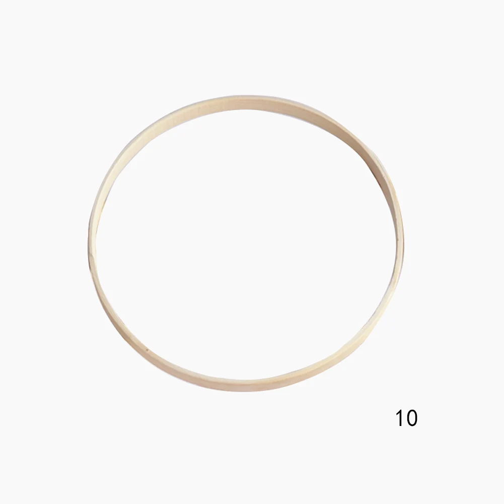 10 шт. бамбуковое кольцо Круглый обруч украшение свадебные инструменты для