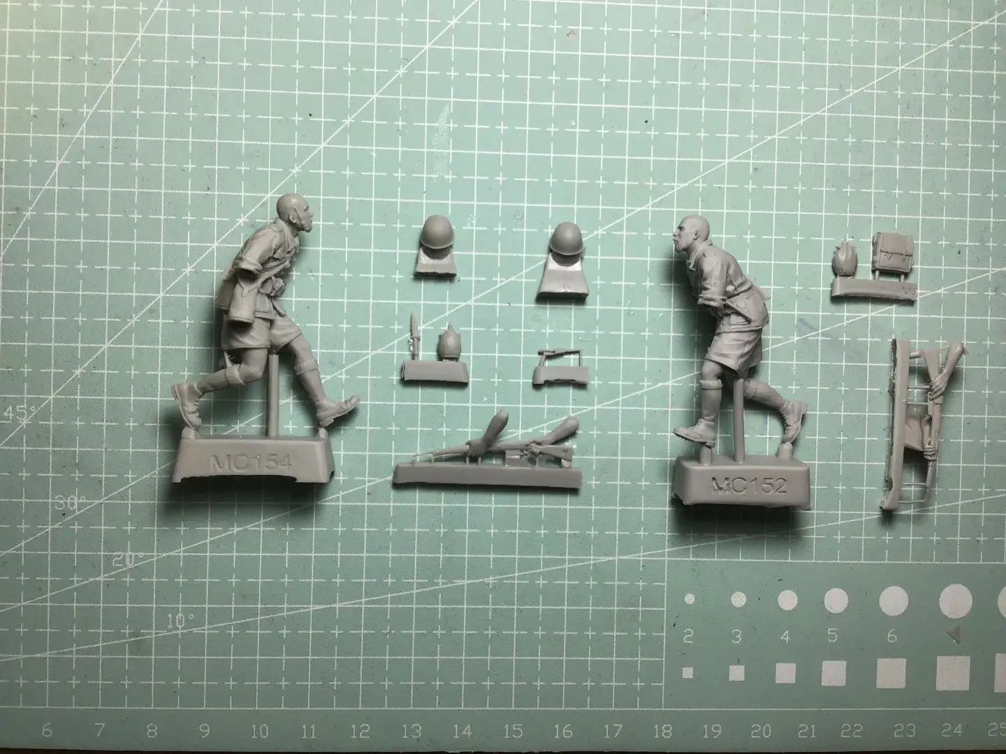 Figura modelo GK de resina 1/35, kit sin montar y sin pintar-1