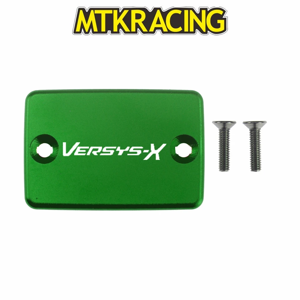 

CNC Aluminum Motorcycle Brake Fluid Fuel Reservoir Tank Cover Cap FOR KAWASAKI Versys-X300 X250 2017-2019