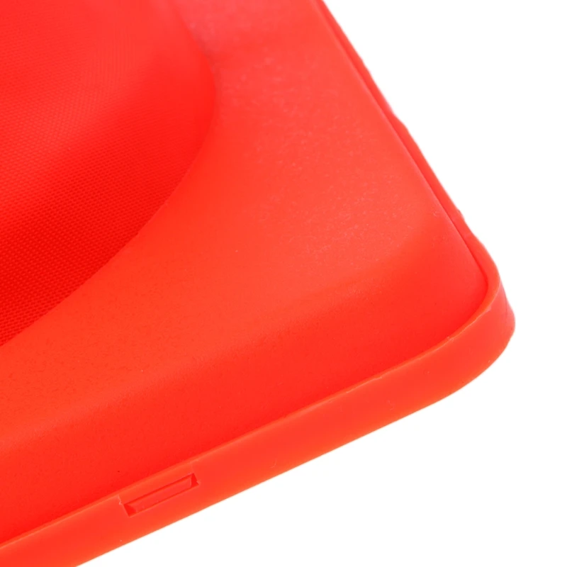 

42cm Folding Road Safety Warning Sign Traffic Cone Orange Reflective Tape H9EB