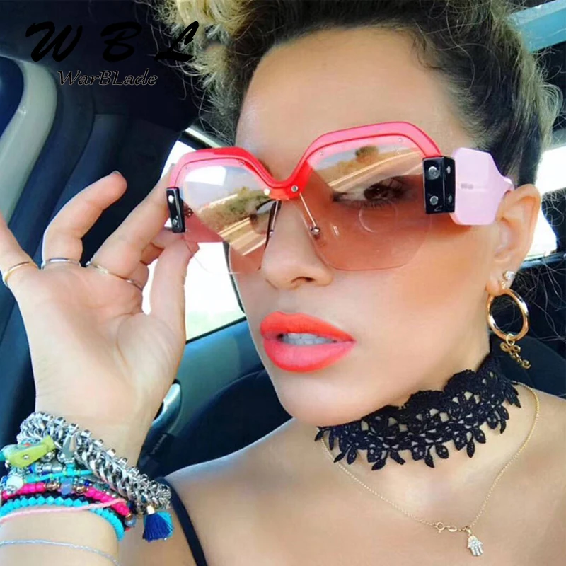 WarBLade Women's Classic Square Sunglasses - Vintage Fashion Design, Unique Frame Eyewear image 6