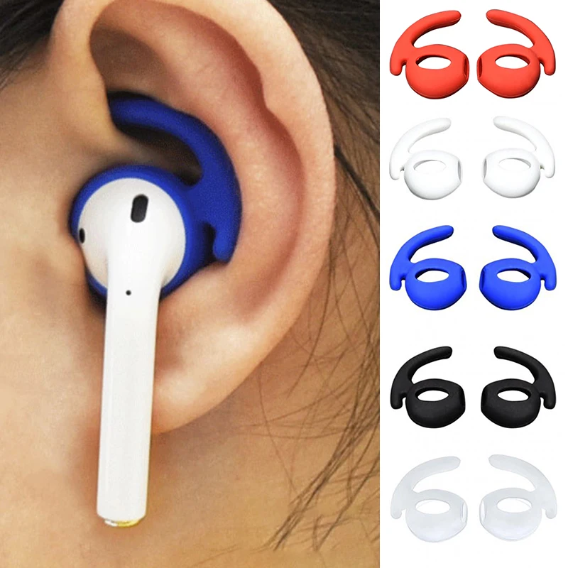 

2pcs Wireless Blue Tooth Headset Silicone Case Sports Anti- Skid Earplugs for Runners PSEN999