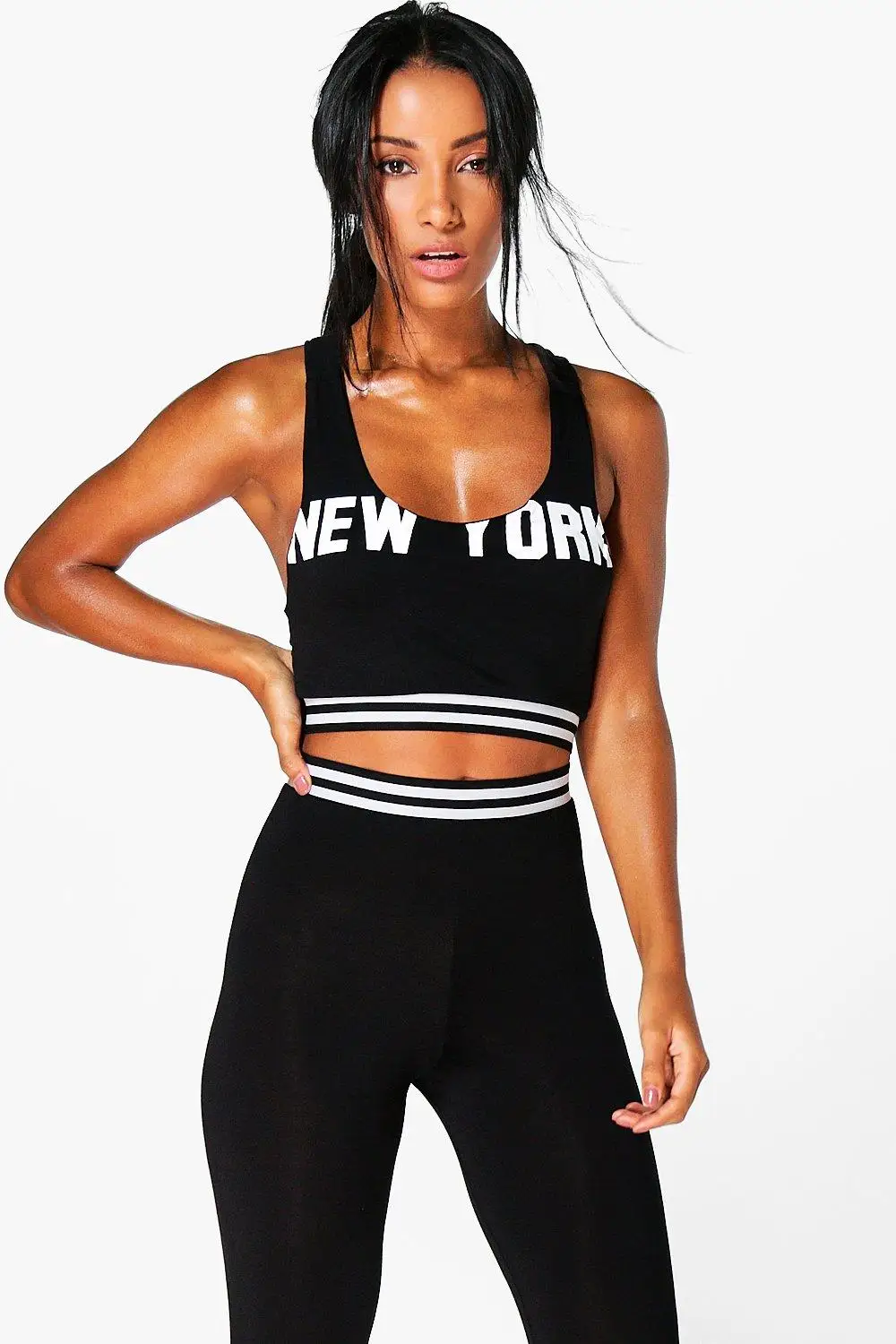 Для женщин Высокая Талия Фитнес леггинсы для бега спортивные длинные штаны