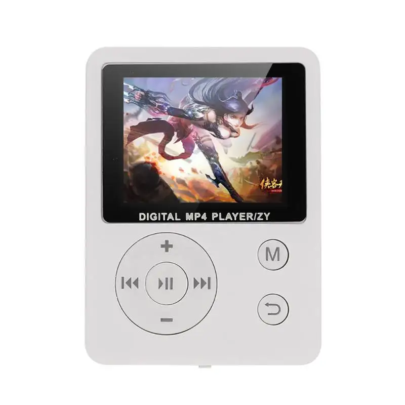 Белый 1,8 дюймовый цветной экран Ультратонкий MP3-плеер поддержка 32G TF карта 13 языков Портативный MP3 HiFi музыкальный плеер FM Электронная книга Walkman - Цвет: Белый