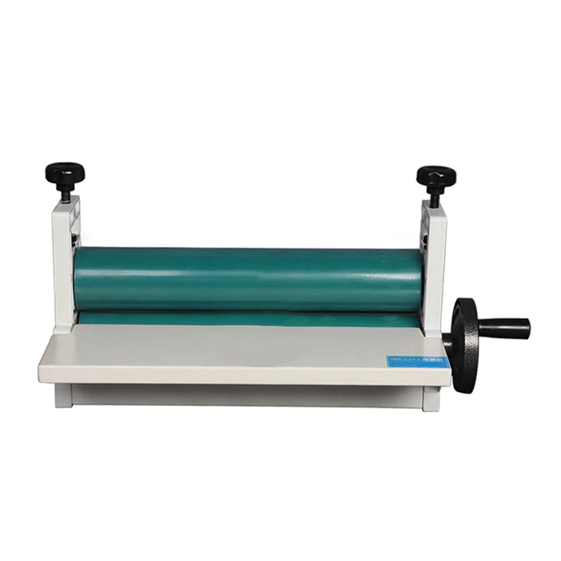 

NEW 14" 350mm Manual Roll Laminating Machines Photo Vinyl Protect Rubber Cold Laminator 1pc