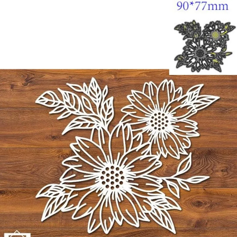 

Metal Cutting Dies Cut Mold flower Decoration Scrapbook Paper Craft Knife Mould Blade Punch Stencils