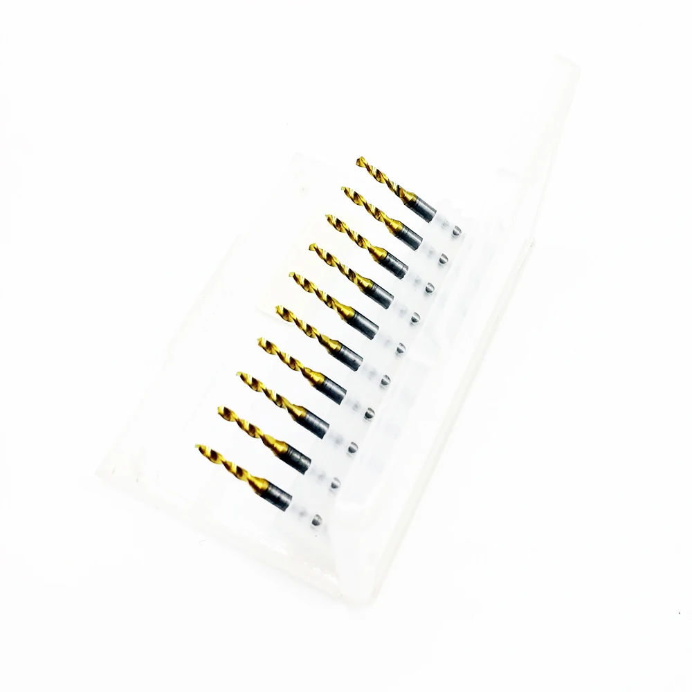 Титановое покрытие PCB сверло 1 75 мм гравировальный концевой инструмент 3 175