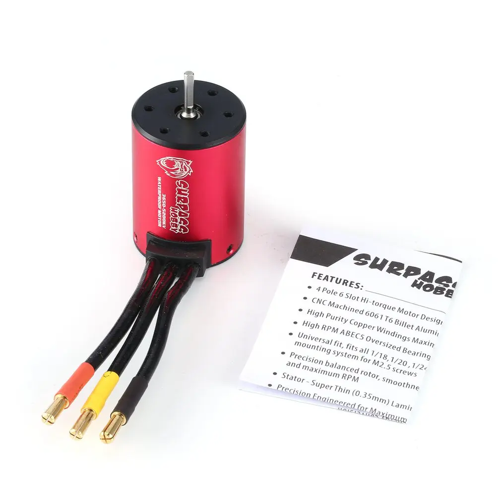 SURPASSHOBBY 3650 6900KV/5200KV/4500KV бесщеточный двигатель 2S грузовик для 1:10 GTR/Lexus 3S RC Дрифт