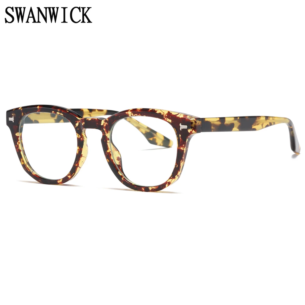 

Swanwick square eyeglasses frame for women anti blue light glasses men TR90 acetate optical spectacle frames fashion grey black