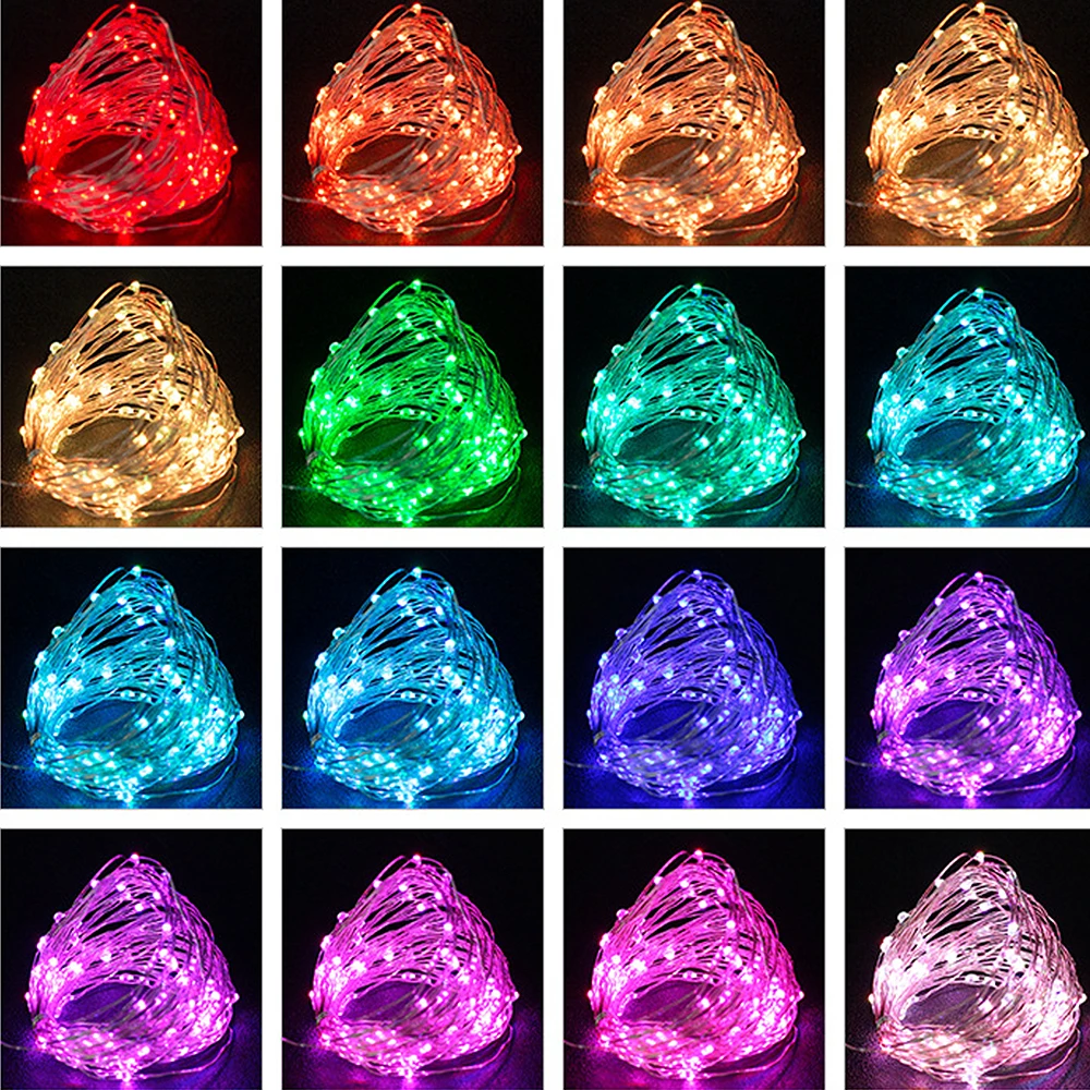 

Christmas Tree Decoration Lights Customized Smart Bluetooth LED Personalized String Lights App Remote Control Lights Dropship