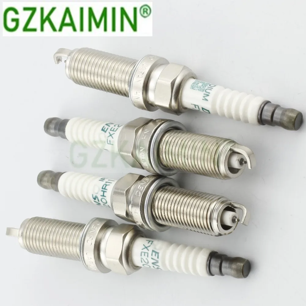 Набор из 4 высококачественных свечей зажигания для OEM 22401-JD01B FXE20HR11 для NISSAN Altima Versa Sentra Rogue Cube